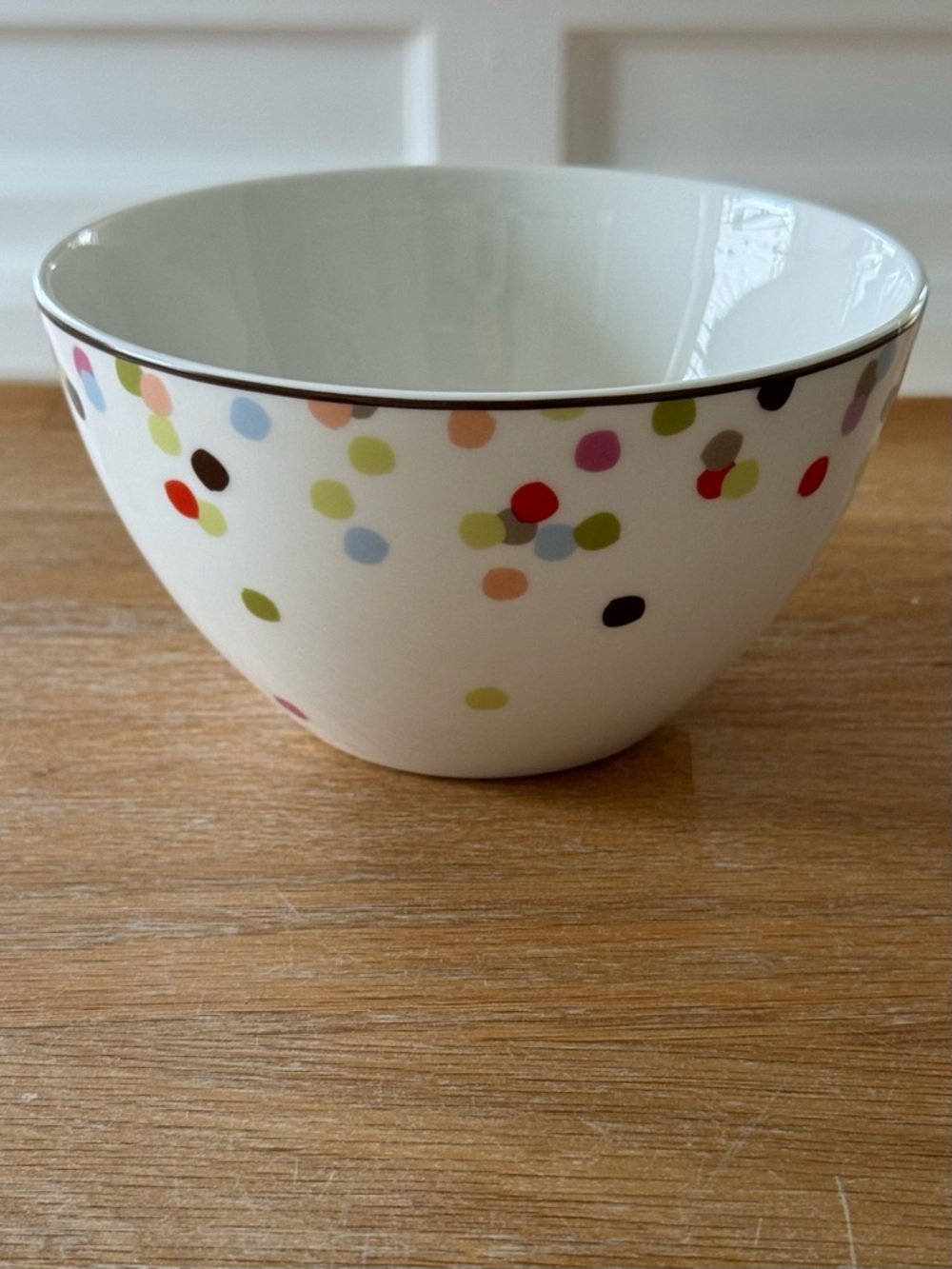 Kate Spade Lenox Market Street Confetti Dot Cereal Bowl | Porcelain | HTF
